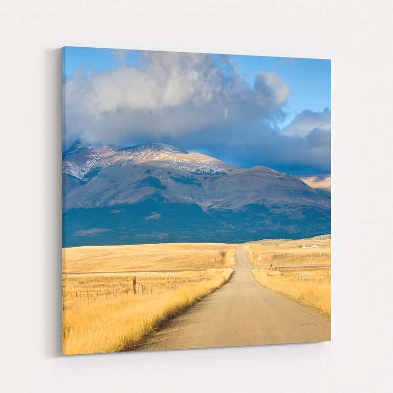 Crossroads In Color Crop by Alan Majchrowicz wall art