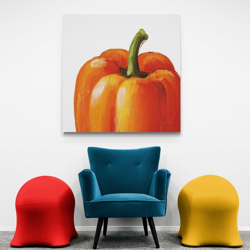 Crunchy on White by Lisa Audit wall art from Glam Wall Art