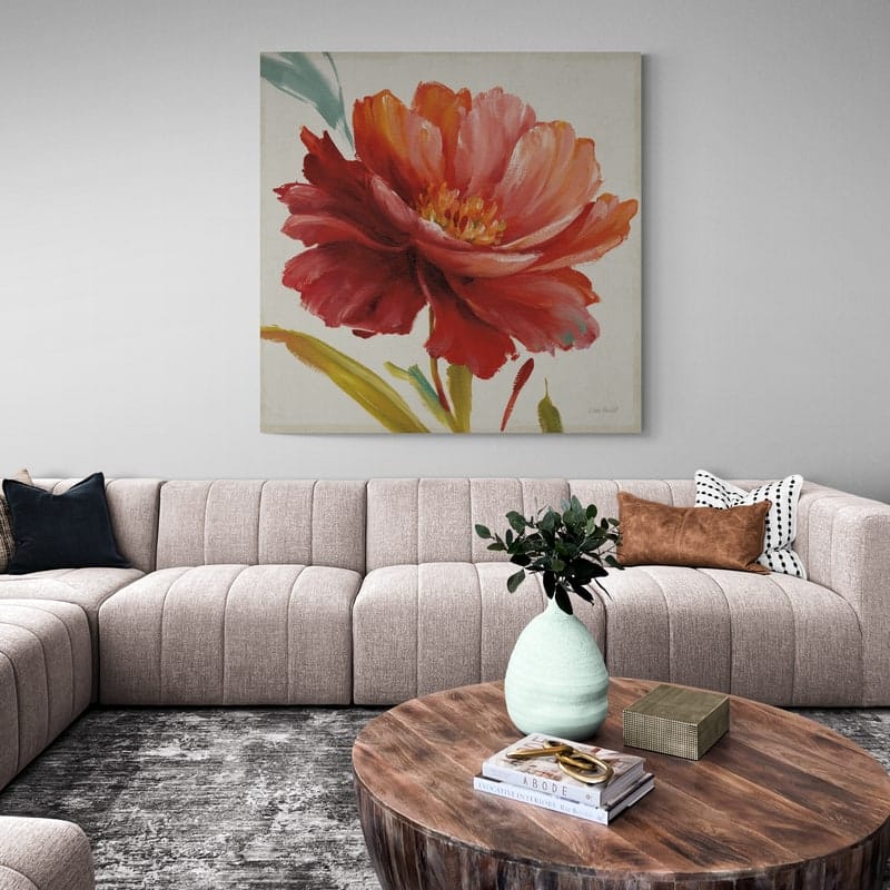 Dancing Colors I by Lisa Audit wall art in a living room