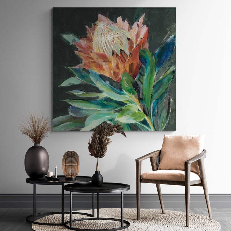 Deep Protea by Danhui Nai wall art from Glam Wall Art