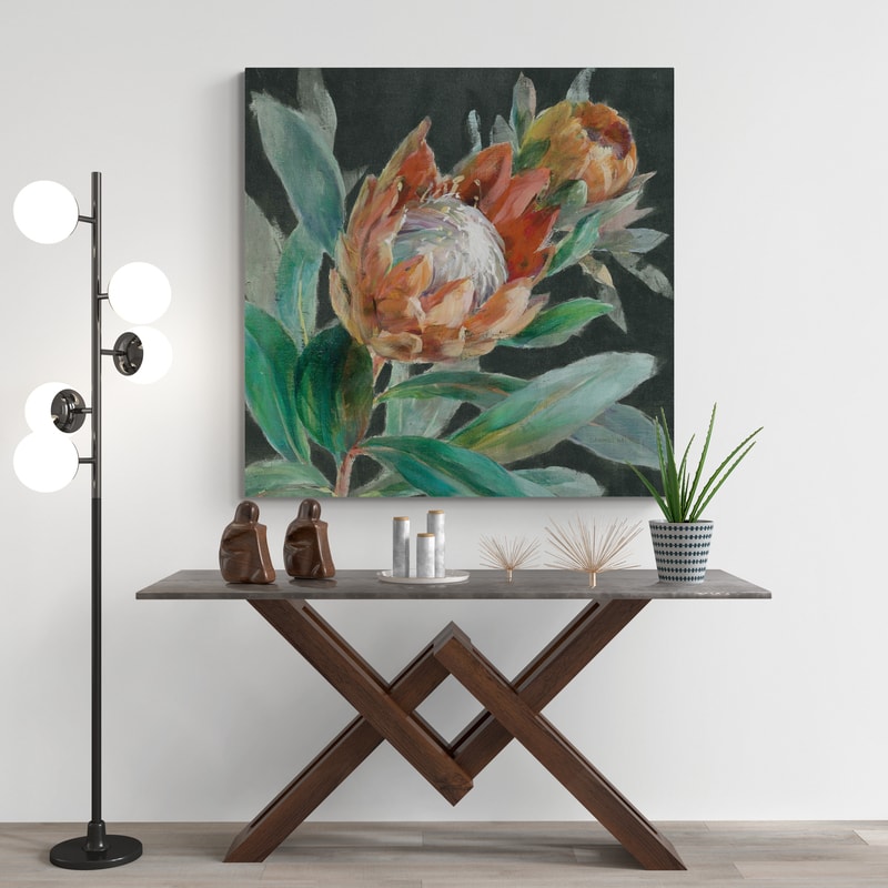 Deep Tropical Protea by Danhui Nai wall art from Glam Wall Art