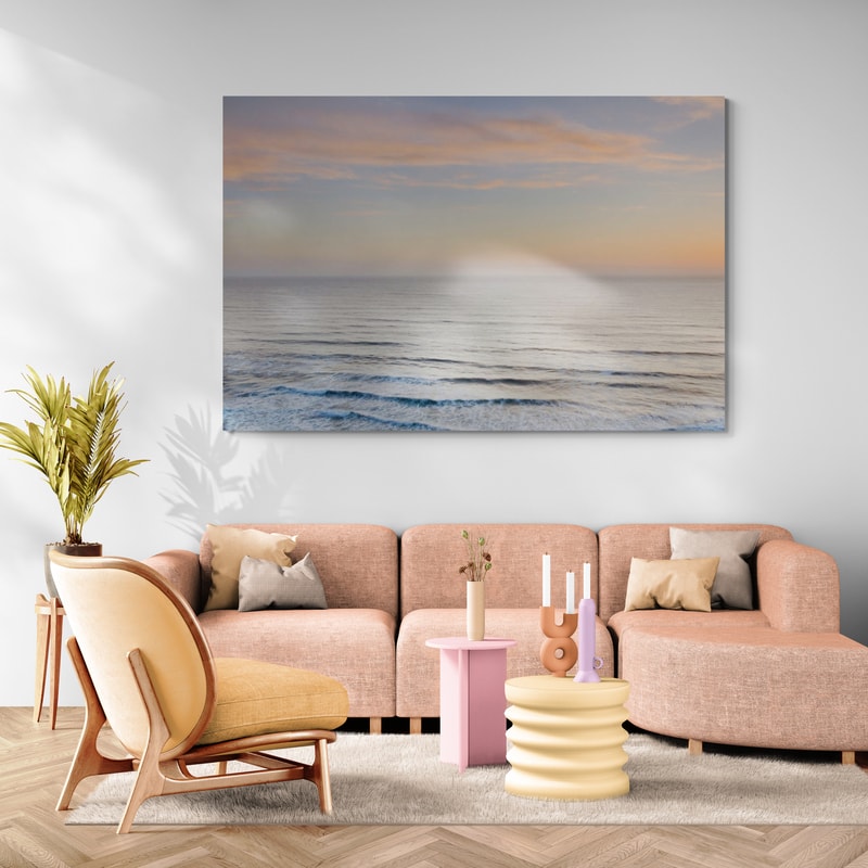 Del Norte Coast by Alan Majchrowicz wall art in a living room