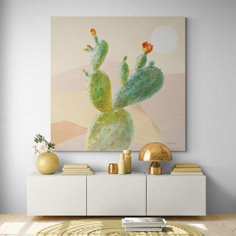 Desert Greenhouse IV by Danhui Nai wall art in a hallway