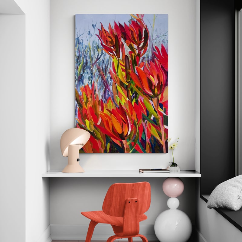 Devil's Blush by Marina Strijakova wall art from Glam Wall Art
