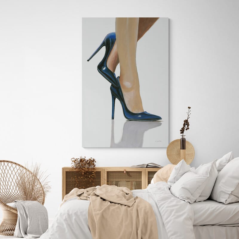 Divine II by James Wiens wall art in a living room