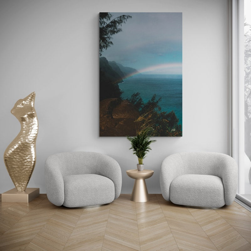 Double Rainbow by Max Blakesberg Studios wall art from Glam Wall Art
