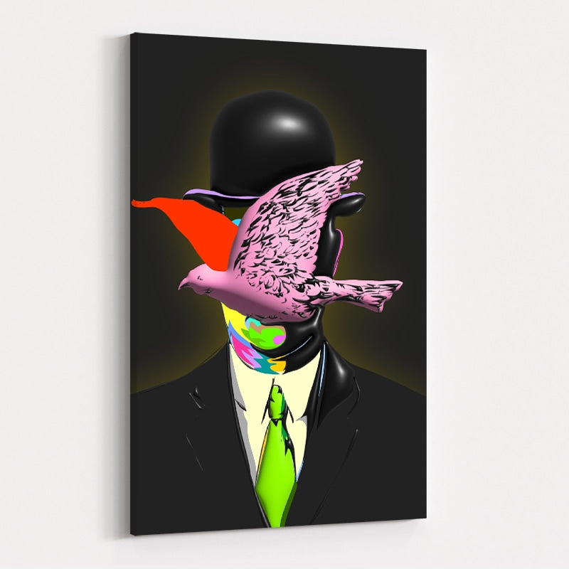 Dove Face by Technodrome1 wall art