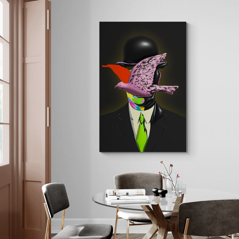 Dove Face by Technodrome1 wall art from Glam Wall Art