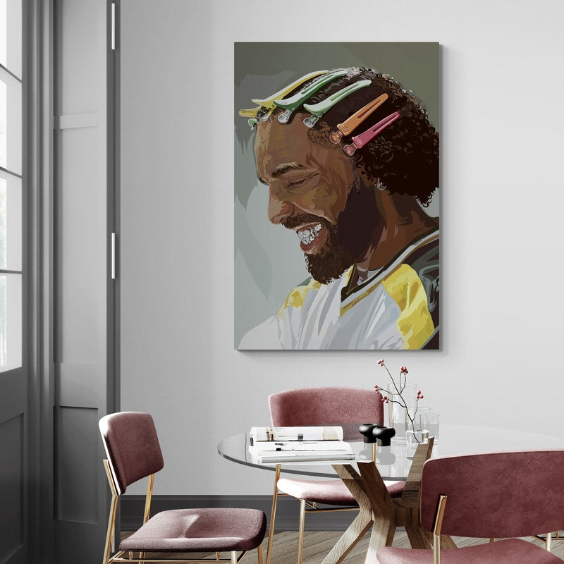 Drake For All The Dogs by Technodrome1 wall art from Glam Wall Art