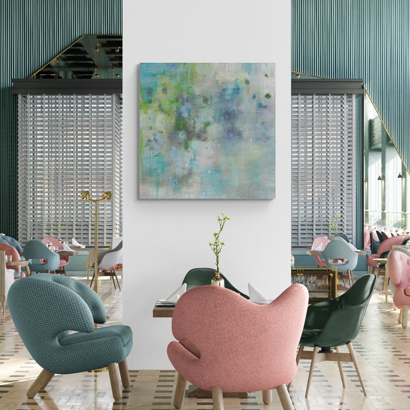 Droplets by Danhui Nai wall art from Glam Wall Art