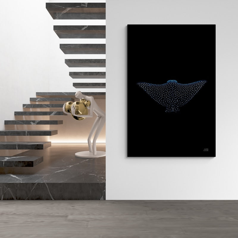 Eagle Ray Dark by Max Blakesberg Studios wall art from Glam Wall Art