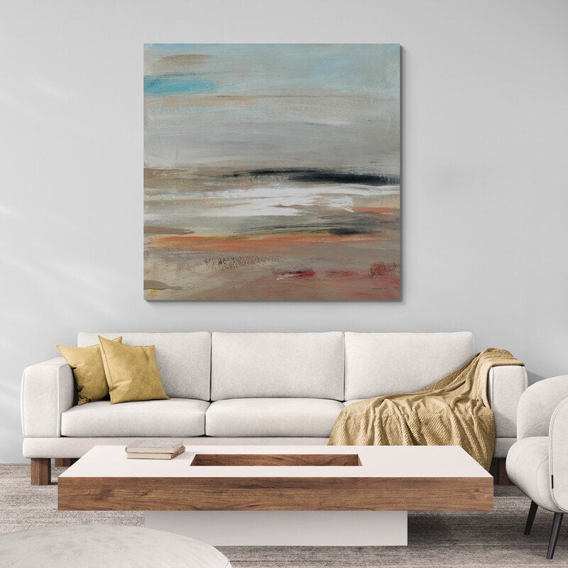 Earth by Danhui Nai wall art in a living room
