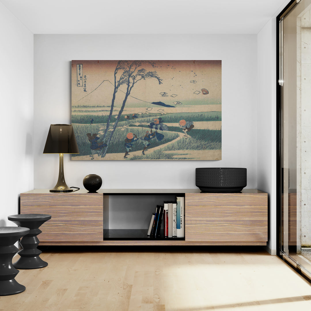 Ejiri In The Suruga Province by Katsushika Hokusai wall art from Glam Wall Art