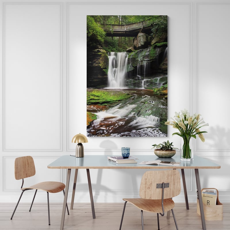 Elakala Falls West I by Alan Majchrowicz wall art from Glam Wall Art
