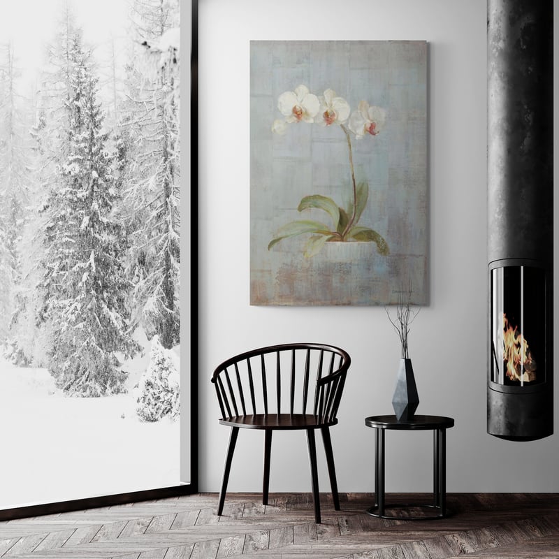 Elegant Orchid II by Danhui Nai wall art from Glam Wall Art