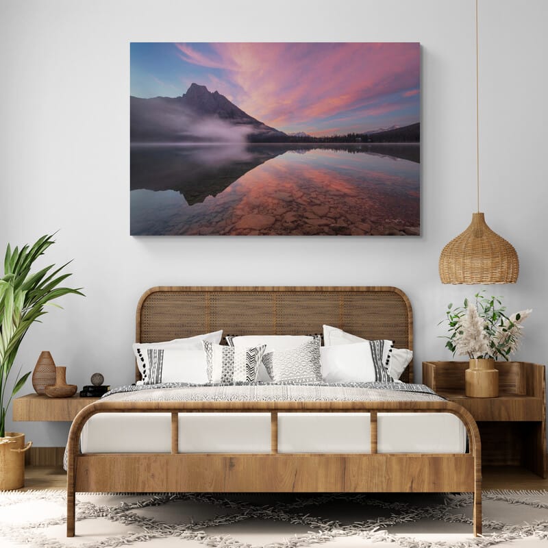 Emerald Lake Evening by Alan Majchrowicz wall art from Glam Wall Art
