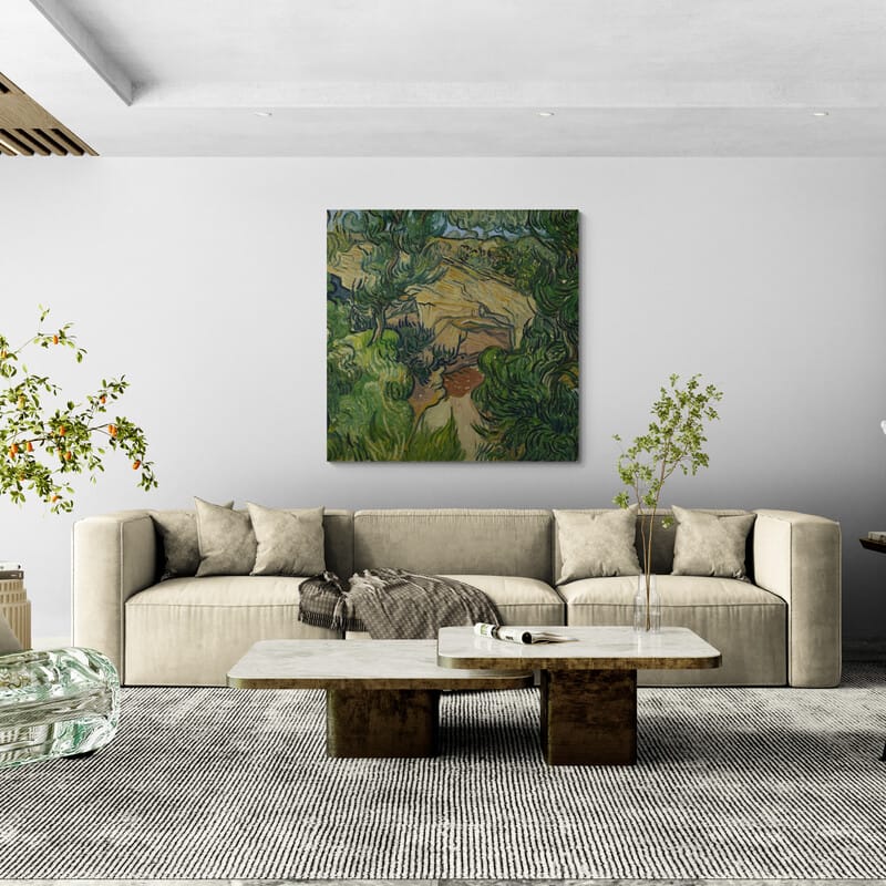 Entrance to a Quarry 1889 by Vincent Van Gogh wall art from Glam Wall Art