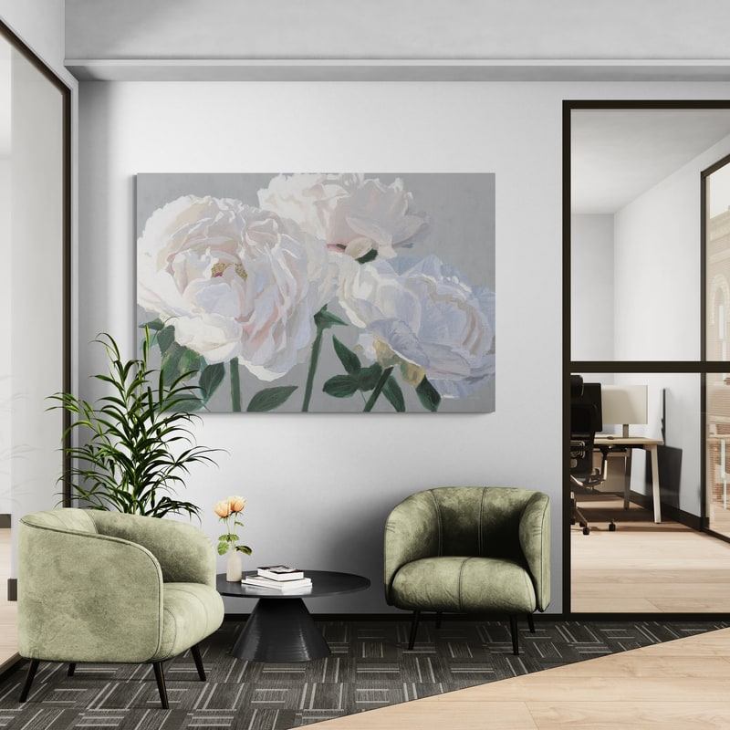Essence Of June I Gray by James Wiens wall art from Glam Wall Art