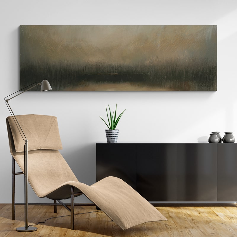 Evening Landscape Abstract by James Wiens wall art from Glam Wall Art