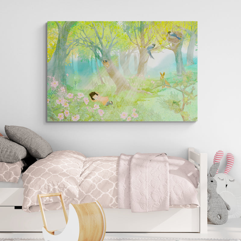 Fairies and Roses by Lisha Sun wall art from Glam Wall Art