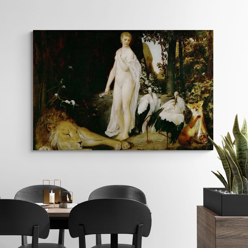 Fairy Tale by Gustav Klimt wall art from Glam Wall Art