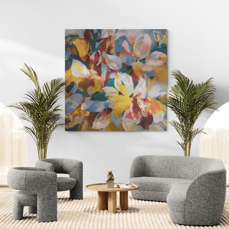 Fall Confetti Leaves by Danhui Nai wall art from Glam Wall Art