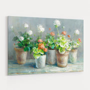 Farmhouse Geraniums by Danhui Nai wall art