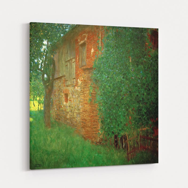 Farmhouse by Gustav Klimt wall art