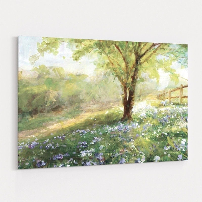 Field of Bluebells Neutral by Danhui Nai wall art