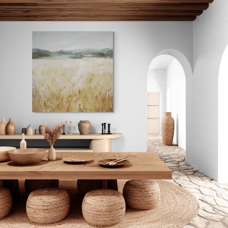Field of Gold II by Danhui Nai wall art from Glam Wall Art