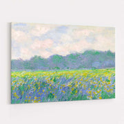 Field Of Yellow Irises At Giverny by Claude Monet wall art