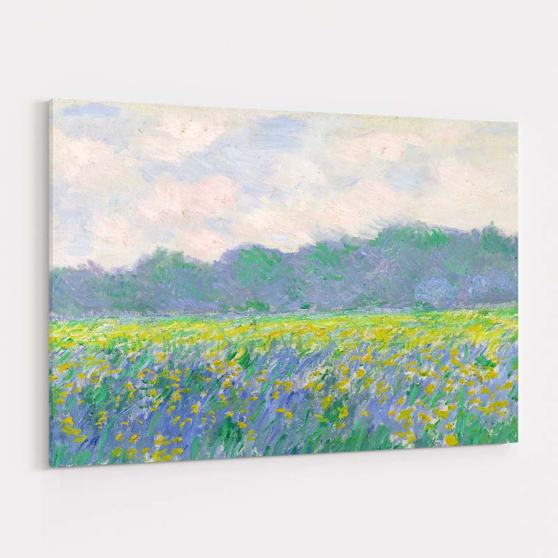 Field Of Yellow Irises At Giverny by Claude Monet wall art