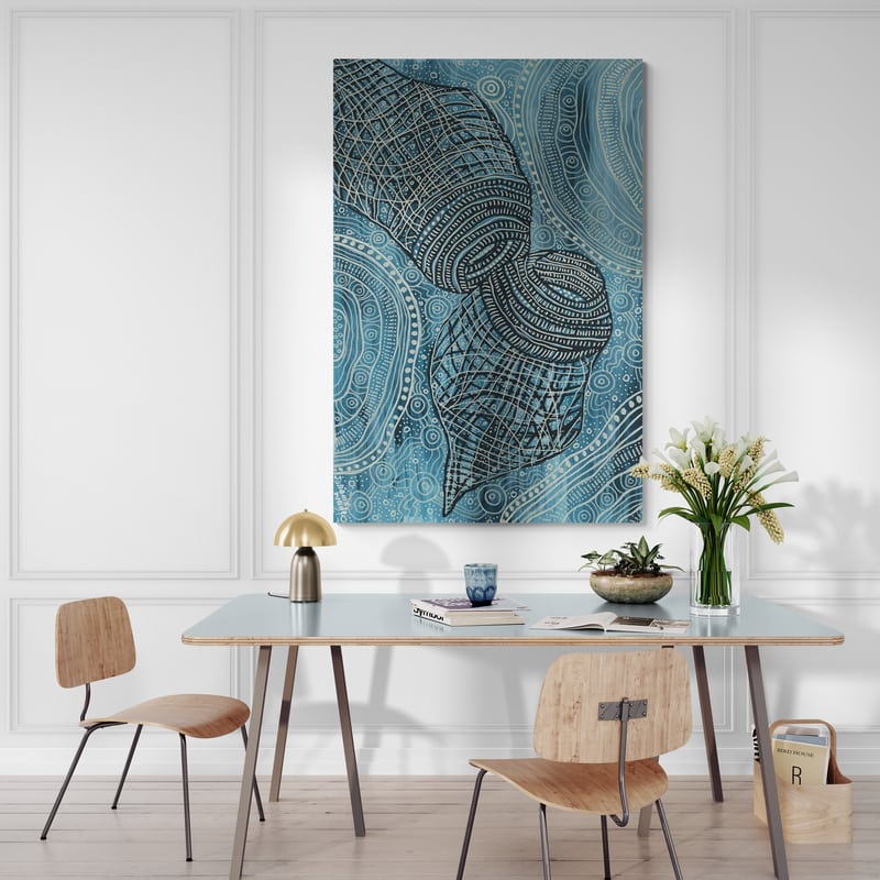 Fish Traps by Julianne Wade wall art from Glam Wall Art