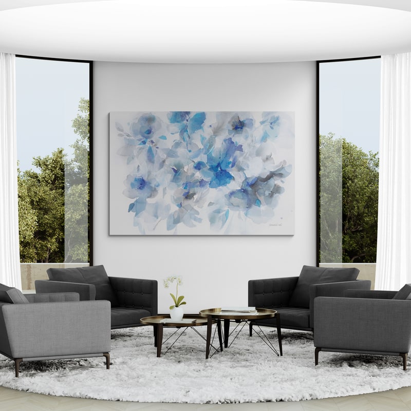 Floral Abstraction by Danhui Nai wall art from Glam Wall Art