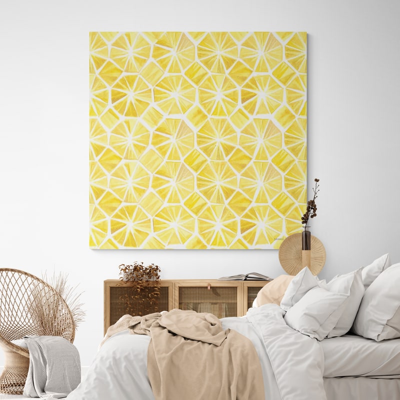 Floursack Home Pattern VII by Danhui Nai wall art from Glam Wall Art