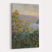 Flower Beds at Vetheuil 1881 by Claude Monet wall art