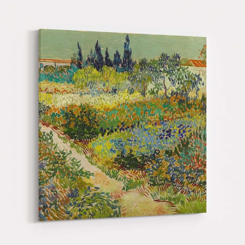 Flowering Garden with Path 1888 by Vincent Van Gogh wall art