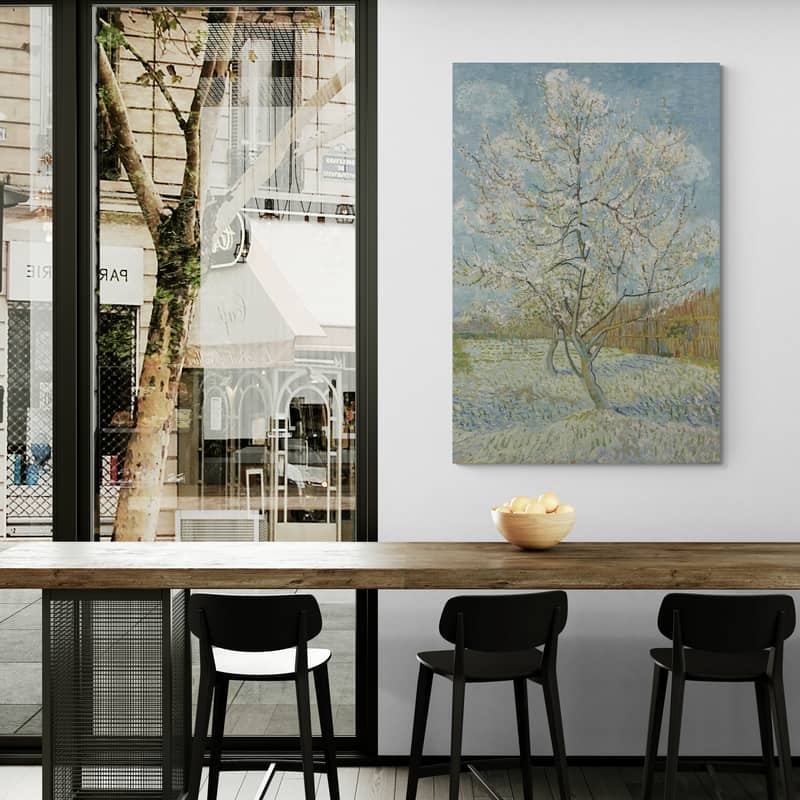 Flowering Peach Trees 1888 by Vincent Van Gogh wall art from Glam Wall Art