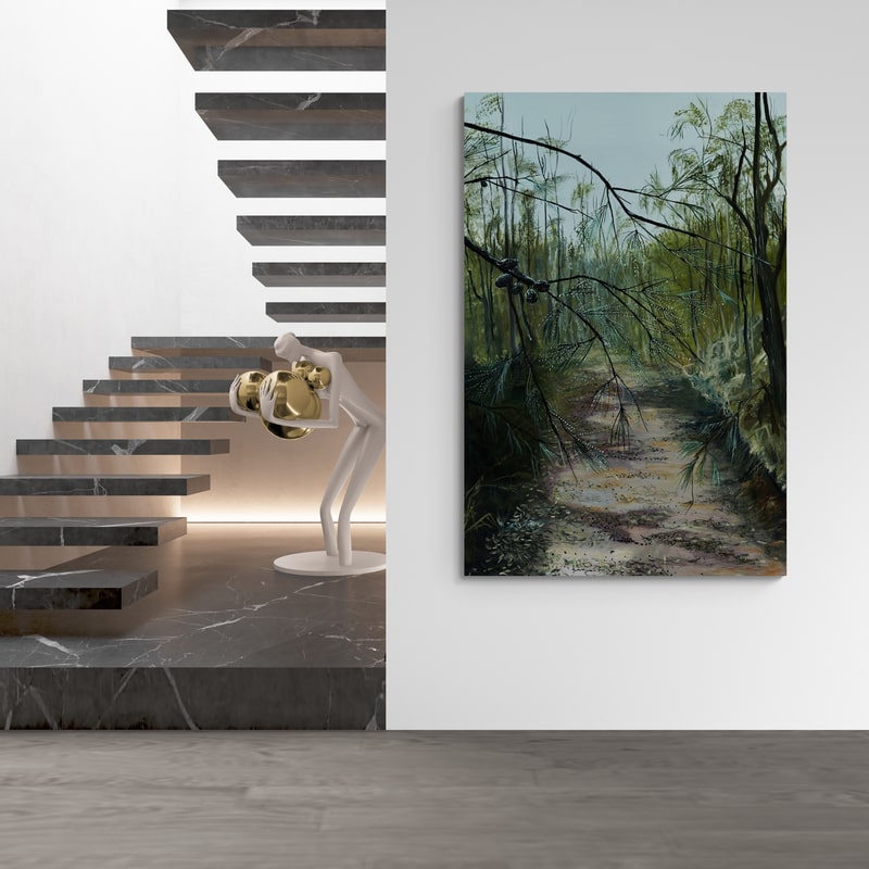 Foggy Morning by Marina Strijakova wall art from Glam Wall Art