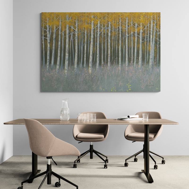 Forest Dusk by James Wiens wall art from Glam Wall Art