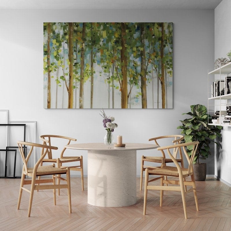 Forest Study I by Lisa Audit wall art in a living room