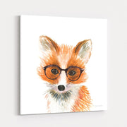 Fox in Glasses by Mercedes Lopez Charro wall art