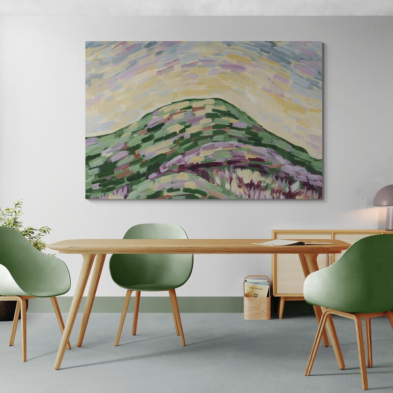 French Countryside Impressions 6 by Jetty Home wall art in a dining room