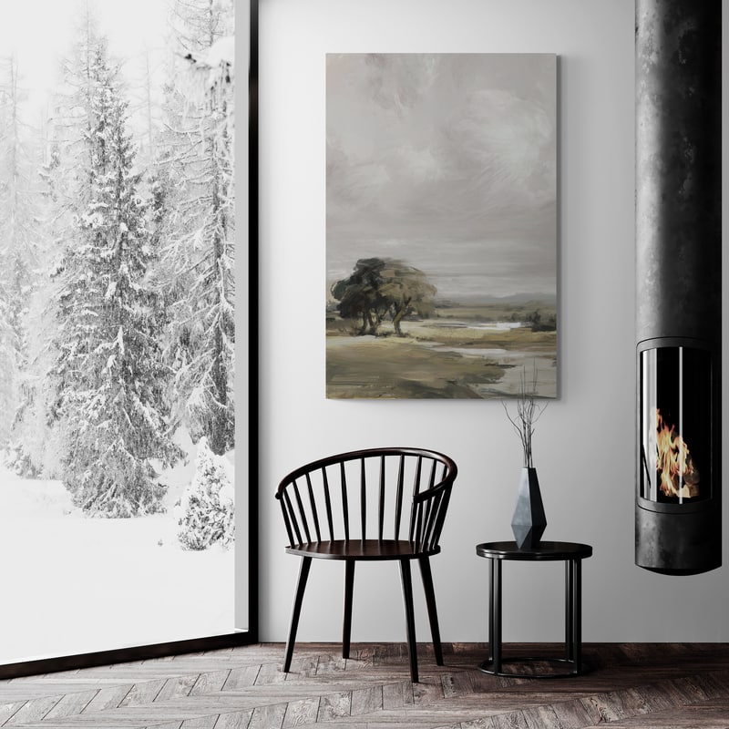 French Countryside by Danhui Nai wall art in a living room