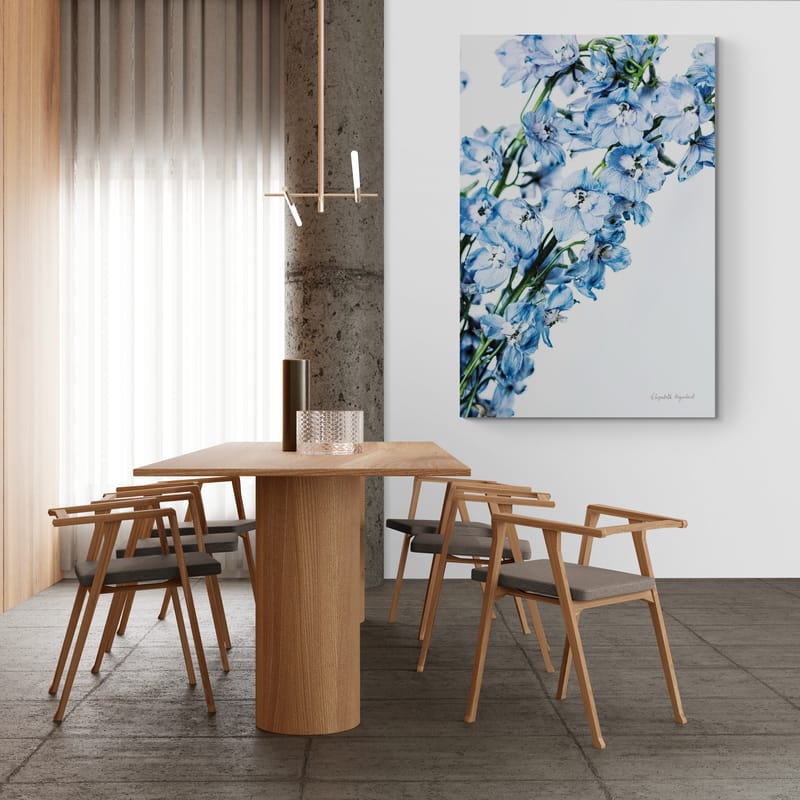 Freshly Picked Delphinium IV by Elizabeth Urquhart wall art from Glam Wall Art