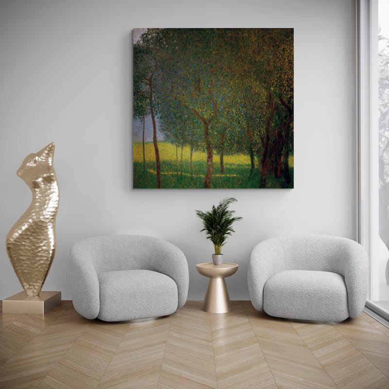 Fruit Trees by Gustav Klimt wall art from Glam Wall Art