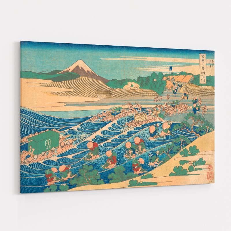 Fuji At Kanaya On The Tokaido by Katsushika Hokusai wall art