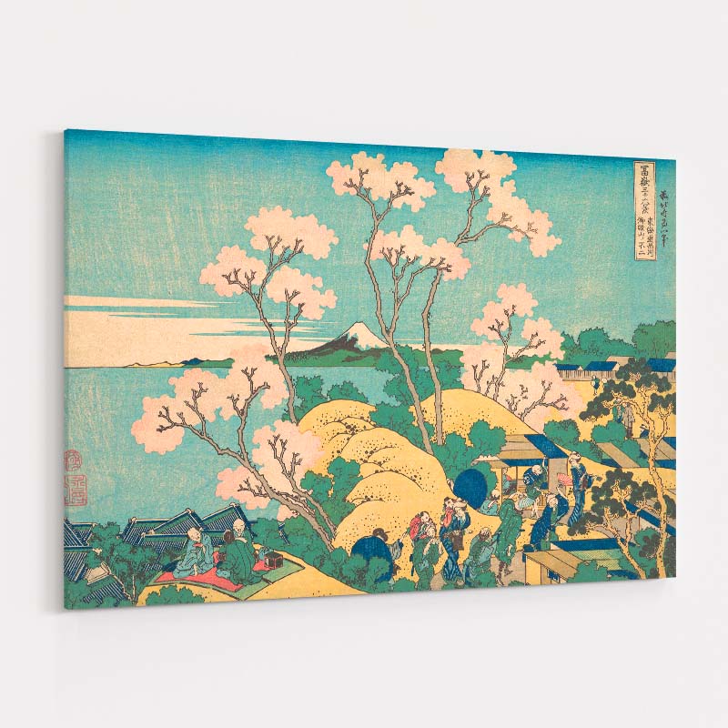 Fuji From Gotenyama On The Tokaido At Shinagawa by Katsushika Hokusai wall art