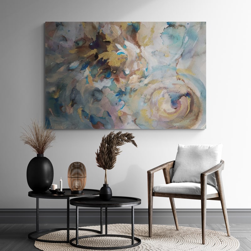 Gale by Danhui Nai wall art in a living room