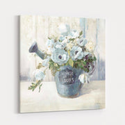 Garden Blooms II Blue Crop by Danhui Nai wall art